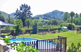 The pool and sundeck