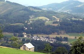 Mountains above Les Granges 