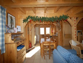 dining room and kitchen