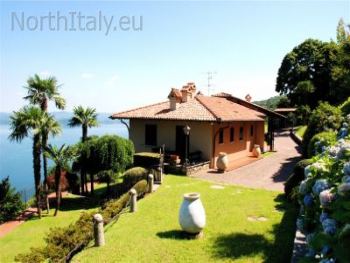 Villa overlooks the lake