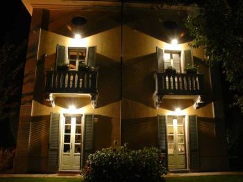House at night