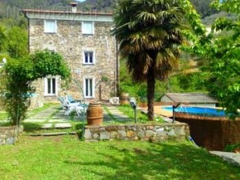 Garden view to house