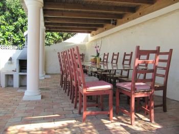 Al fresco dining area