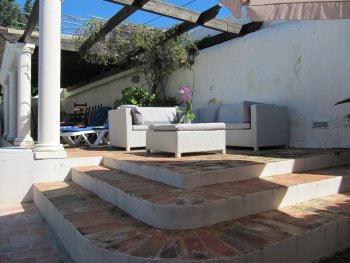 Great outdoor relaxation area