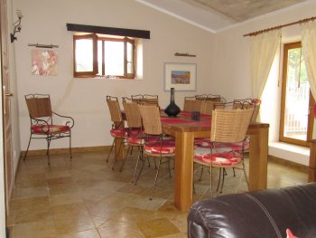 Dining area with plenty of roo