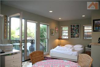 Living room and terrace