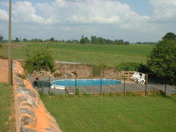 The pool in the walled garden