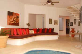 image from tub to living area