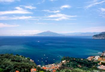 Vesuvius from the garden