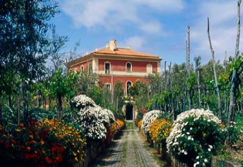 Villa Parisi main entrance