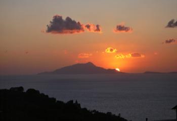 Ischia island from the Villa 