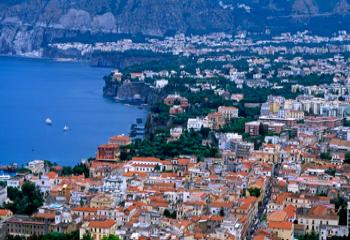 Sorrento view from the Villa