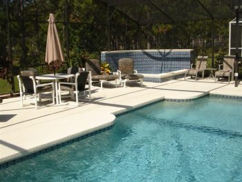 Pool area/10 seater Spa