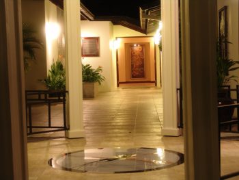 Villa entryway