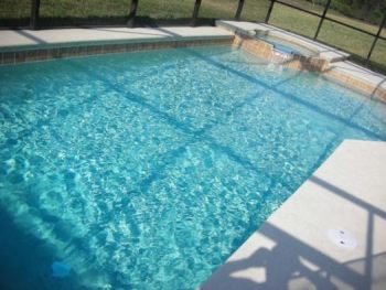 Large private pool