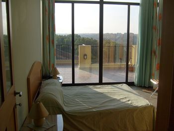 Bedroom enjoying country views