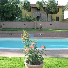 View to house from pool