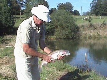 Fishing at our private lakes