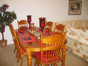 Large dining area
