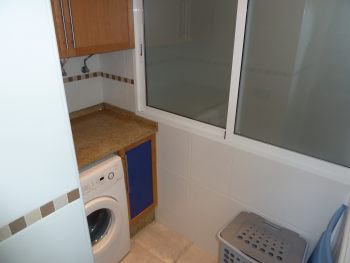 Galeria con lavadora