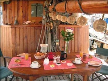 Breakfast Table on Deck