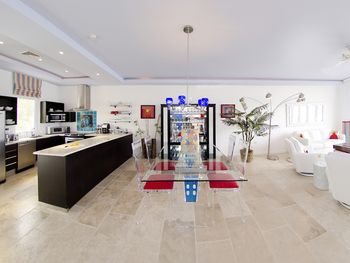 Kitchen and dining area