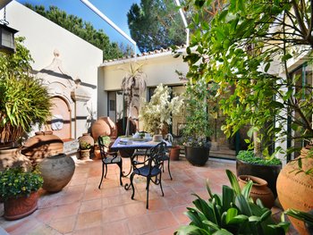 Inner Courtyard off Kitchen