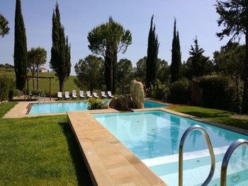 pool and jacuzzi