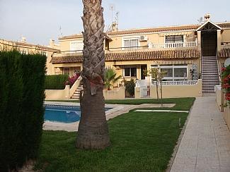 Apartment and front pool area