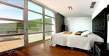 Bedroom with large terrace