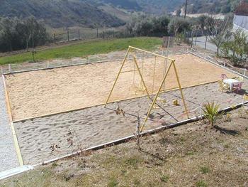 Playground petanque & swings