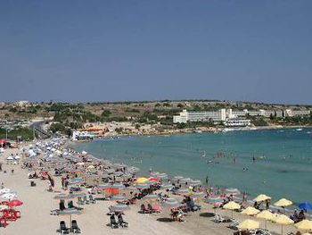 Mellieha bay beach 3km
