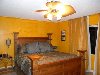 master bedroom, king bed