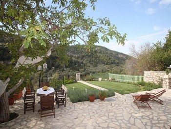 Garden panoramic view