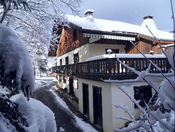 Chalet outside view