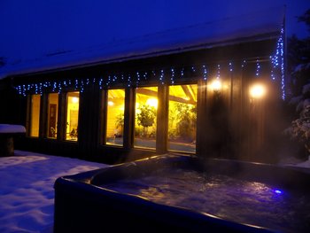 Hot tub evening