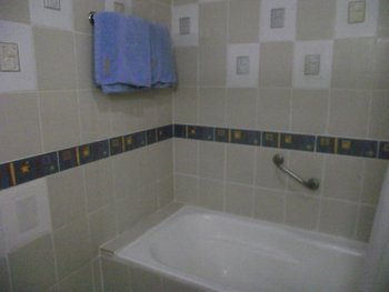 Shower with bath