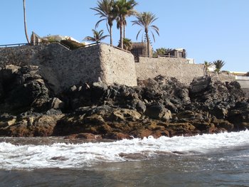 View of house from the sea